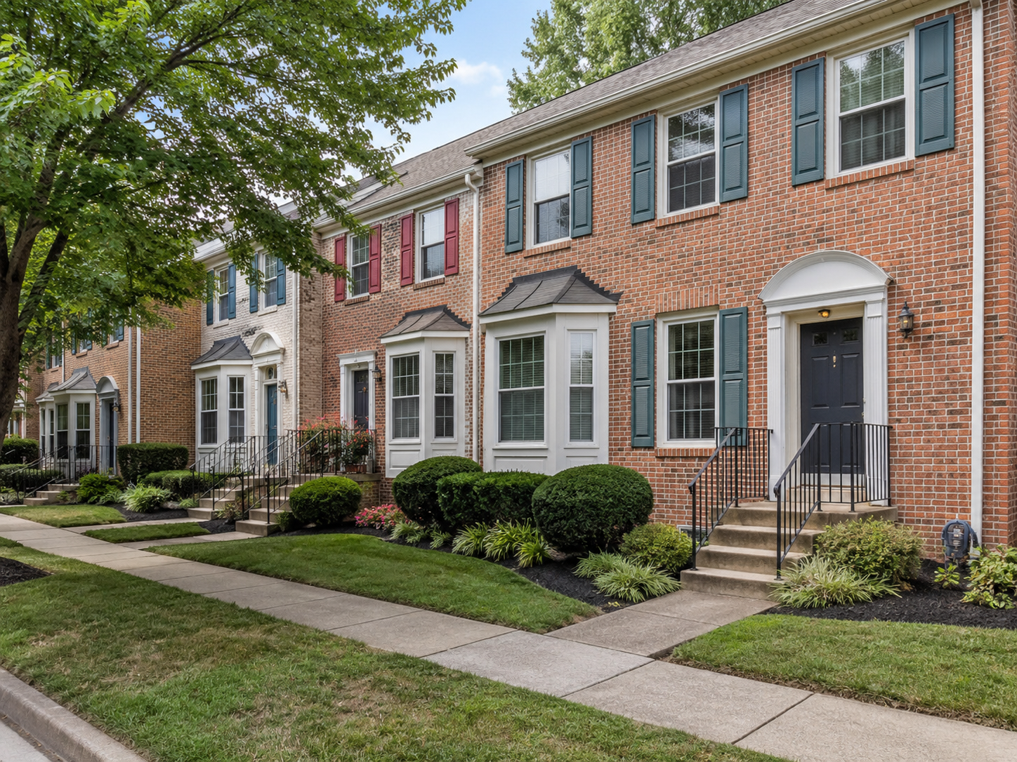 Baltimore-area brick townhomes